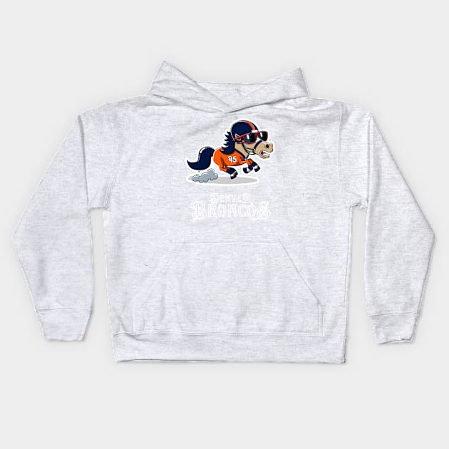 GO DENVER BRONCOS Kids Hoodie by Lolane